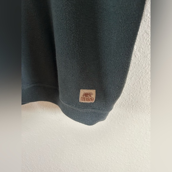 Vintage Habitat Eagle Embroidered Ribbed Crewneck Sweatshirt Size XL - Picture 4 of 7